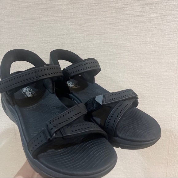 Skechers Shoes - Skechers Slip-ins Washable Knit Ultra Flex 3.0 Sandals-Black-9W